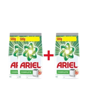 Ariel Complete Detergent Washing Powder 500 gm (Buy 2 Get 1 Free) 3 pcs