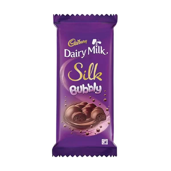 Cadbury Dairy Milk Bubbly Chocolate Bar 120 gm