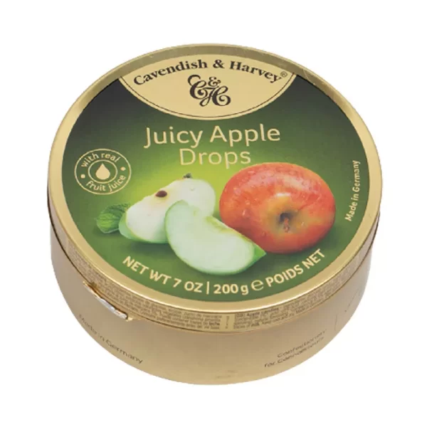 Cavendish & Harvey Candy Juicy Apple Drops 200 gm