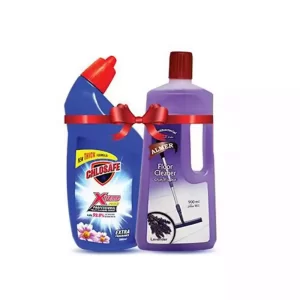 Chlosafe Toilet & Almer Floor Cleaner (Lavender) Combo