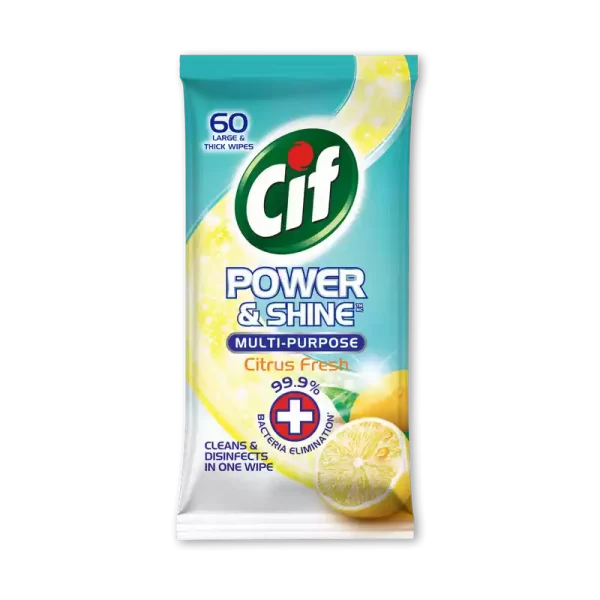 Cif Wipes Ui Vn Antibac Citrus 60 pcs
