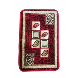Cotton Royal Floor Mat Red (16X24 inch) each