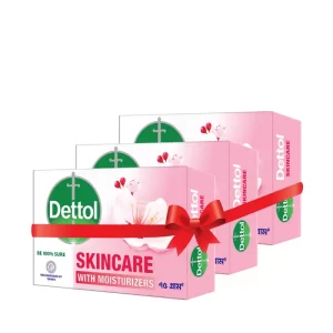 Dettol Bathing Soap Bar Skincare 75 gm (Combo Pack) 3 pcs
