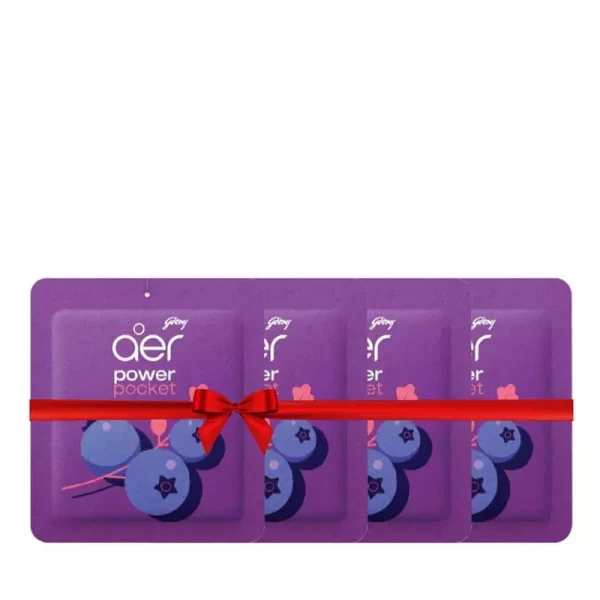 Godrej Aer Power Pocket Bathroom Fragrance Berry Rush ( Buy 3 Get 1 Free ) 10 gm