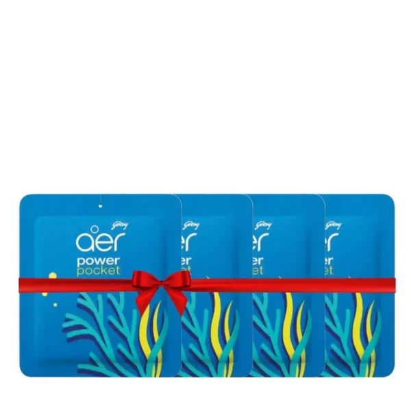 Godrej Aer Power Pocket Bathroom Fragrance Sea Breeze ( Buy 3 Get 1 Free ) 10 gm