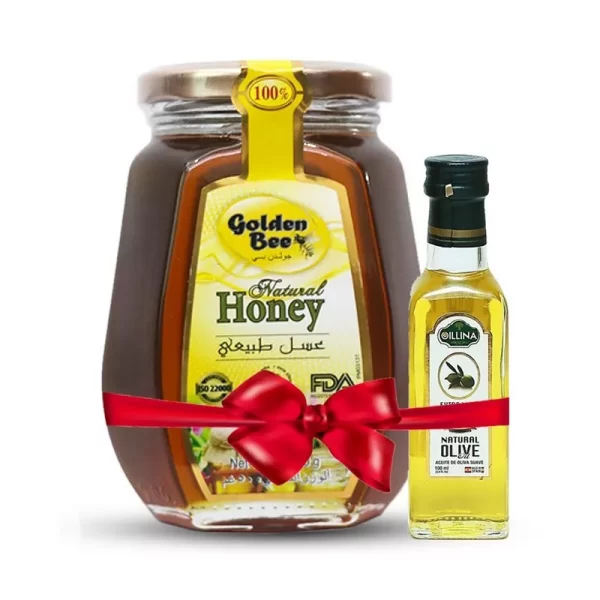 Golden Bee Honey (Free Oillina Skincare Olive Oil 100 ml) 500 gm