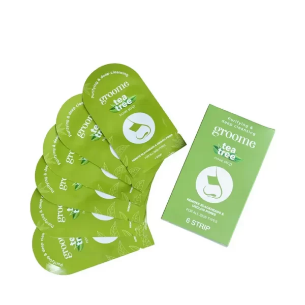 Groome Tea Tree Purifying & Deep Cleansing Nose Strip 6 pcs