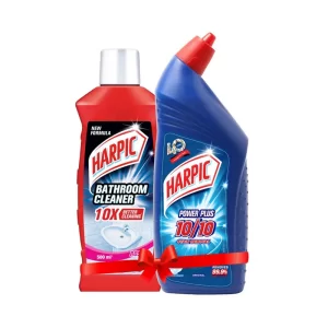 Harpic Liquid Toilet Cleaner 750 ml & Harpic Liquid Bathroom Cleaner 500 ml (Combo Offer) 2 pcs