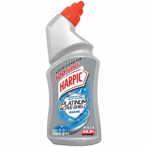 Harpic Platinum Active Shield Disinfectant Toilet Cleaner 500 ml