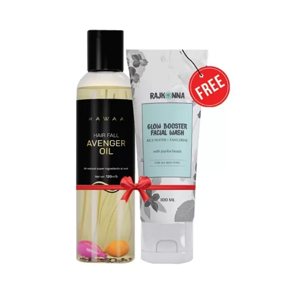 Hawaa Hair Fall Avenger Oil (Free Rajkonna Face Wash 100 ml) 120 ml
