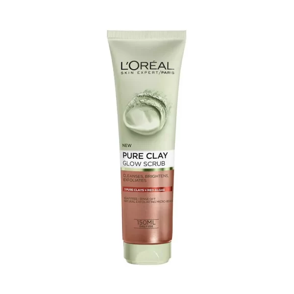 L'Oréal Paris Pure Clay Glow Scrub Face Wash 150 ml