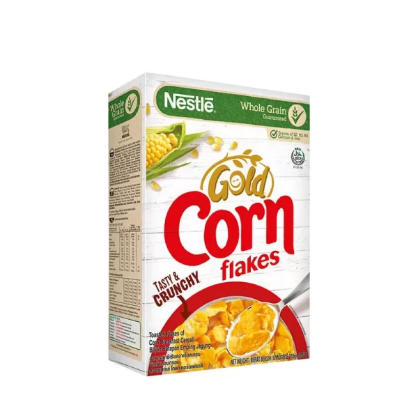 Nestle Gold Corn Flakes Breakfast Cereal Box 275 gm