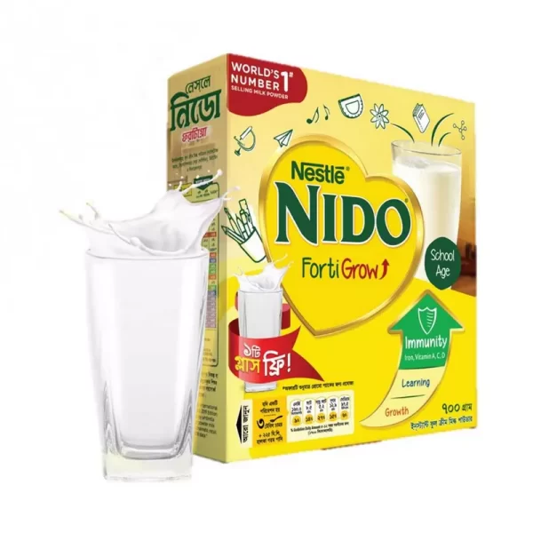 Nestlé Nido Fortigrow Milk Powder (Free Milk Glass) 700 gm