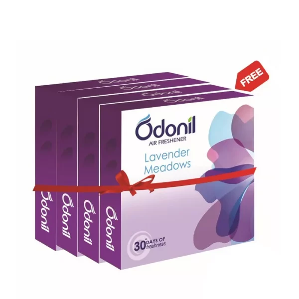 Odonil Air Freshener Block Lavender Meadows (Buy 3 Get 1 Free) 50 gm