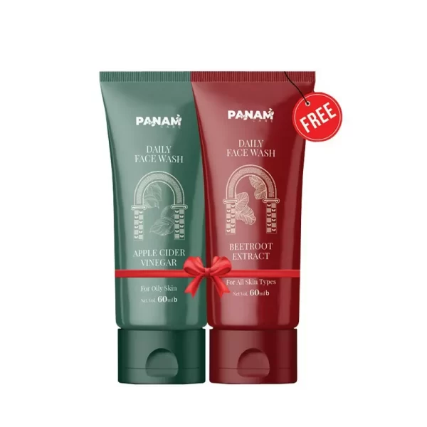 Panam Face Wash Apple Cider Vinegar (Free Beetroot Extract Face Wash 60 ml) 60 ml