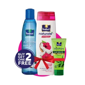 Parachute Aloe Vera Hair Oil 250 ml + Shampoo Damage Repair 170 ml (Free Aloe Vera Gel 50 gm) 2 pcs