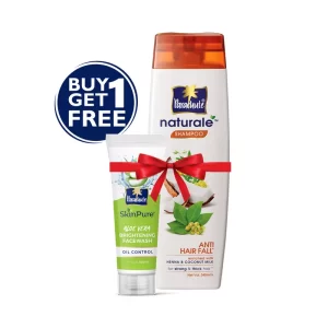 Parachute Naturale Anti Hair Fall Shampoo (Free Oil Control Face Wash 50 gm) 340 ml