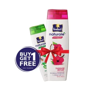 Parachute Naturale Shampoo Damage Repair (Free Shampoo Nourishing Care 80 ml) 340 ml