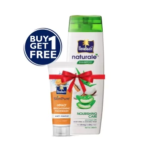 Parachute Naturale Shampoo Nourishing Care (Free Anti Pimple Face Wash 50 gm) 340 ml