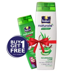 Parachute Naturale Shampoo Nourishing Care (Free Shampoo Hijab Fresh 80 ml) 340 ml