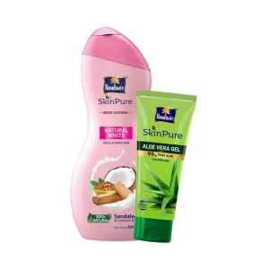 Parachute SkinPure Skin Lotion Natural White (Free Aloe Vera Gel 50 ml) 200 ml