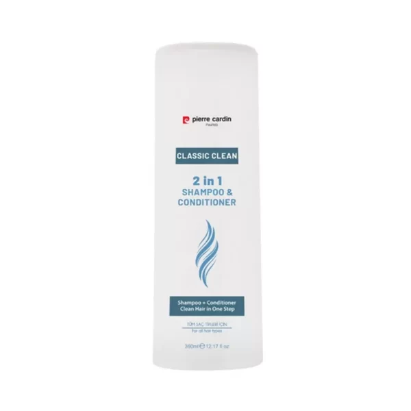 Pierre Cardin Classic Clean 2 In 1 Shampoo & Conditioner 360 ml