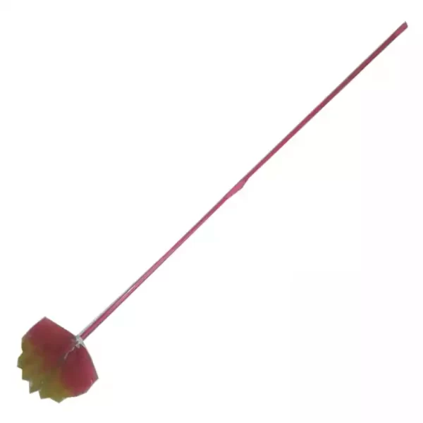 Plastic Red Broom (62") Handle Jhul Jharu (China) each