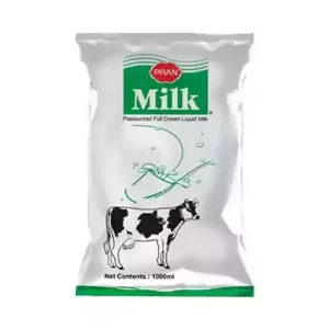 Pran Pasteurized Full Cream Liquid Milk 1 ltr