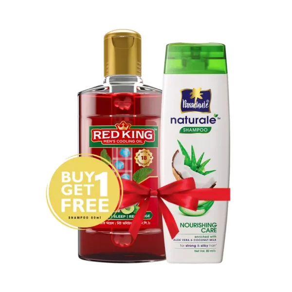 Red King Men's Cooling Oil (Free Nourishing Care Shampoo 80 ml) 200 ml