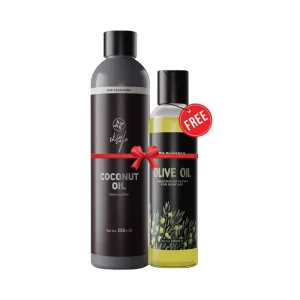 Skin Cafe Coconut Oil (Free Rajkonna Olive Oil 120 ml) 250 ml