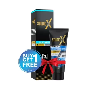 Studio X Blue Water Perfume Spray For Men (Free Men's Brightening Cream 30 gm) 120 ml