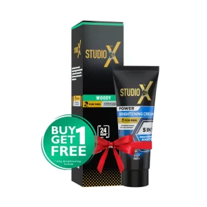 Studio X Woody Perfume Spray For Men (Free Men's Brightening Cream 30 gm) 120 ml