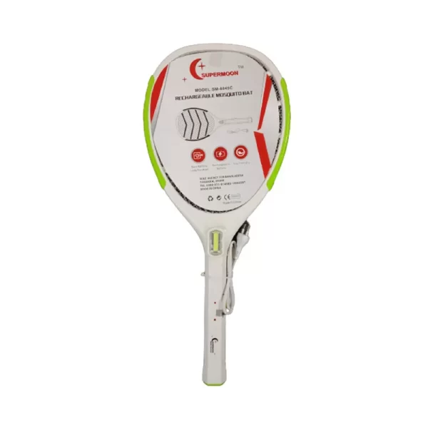 Super Moon Electronic Mosquito Swatter (Green & White) each