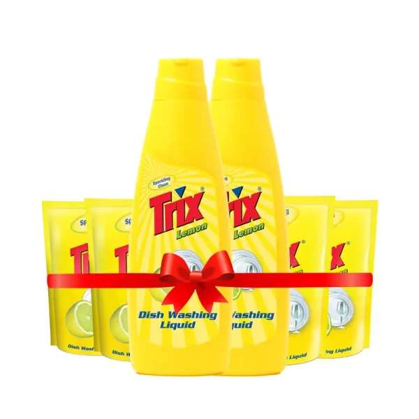 Trix Dishwashing Liquid Super Value Combo Pack 6 pcs