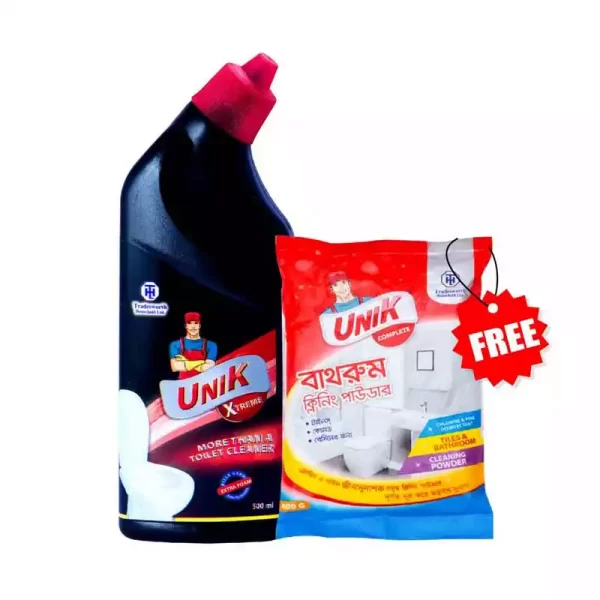 Unik Xtreme Toilet Cleaner (Free Cleaning Powder) 500 ml