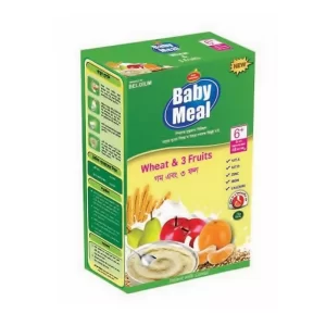 Baby Meal Milk Wheat & 3 Fruits Cereal (6-24 M) 350 gm