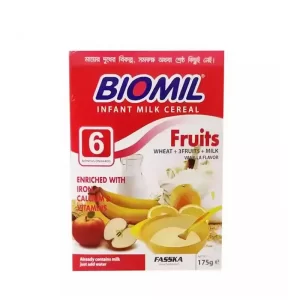 Biomil Infant Milk Cereal 3 Fruits (6 Months) 175 gm
