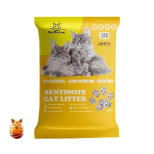 Cat Partner Bentonite Cat Litter (Lemon Flavour) 10 ltr