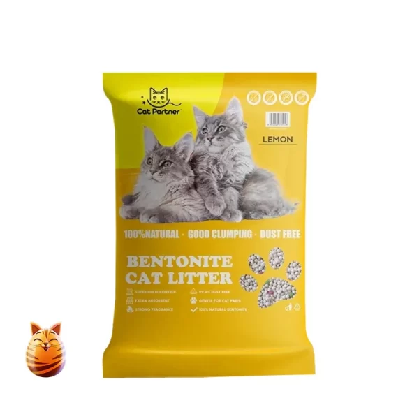 Cat Partner Bentonite Cat Litter (Lemon Flavour) 5 ltr