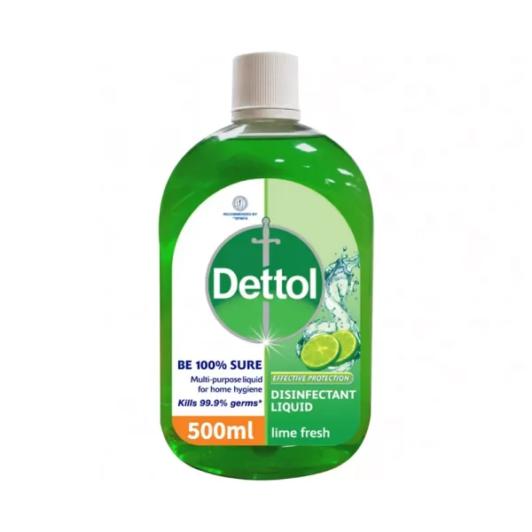 Dettol Disinfectant Multipurpose Liquid Lime Fresh 500 ml