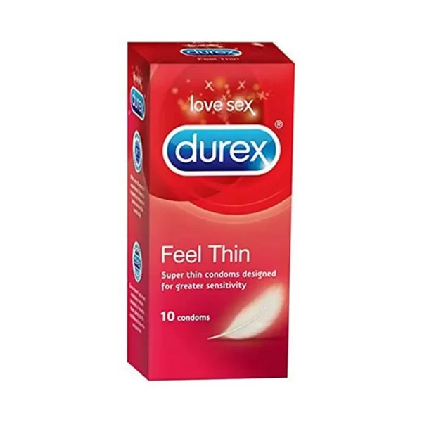 DL1 Durex Thin Feel Love Sex Condoms 10 pcs