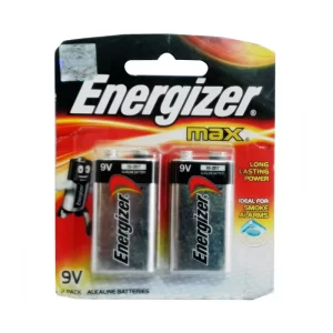 Energizer Max Battery 9V2 pcs