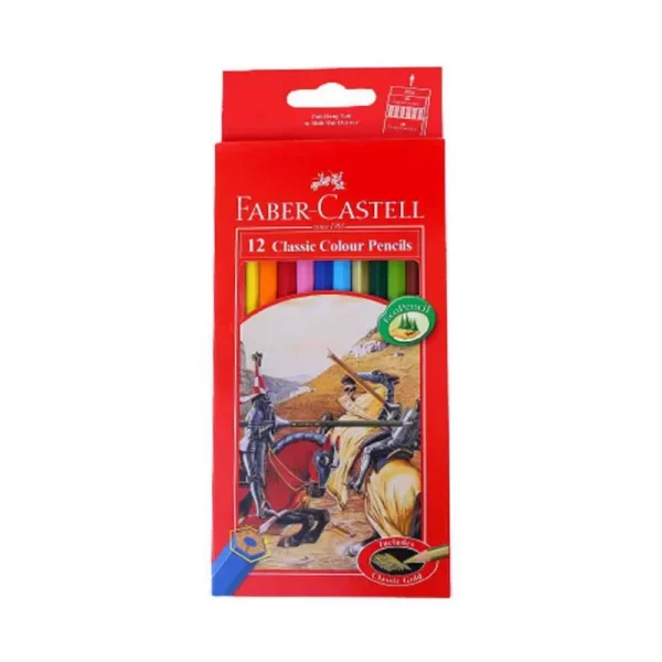Faber Castell Classic Color Pencils (Long)12 pcs