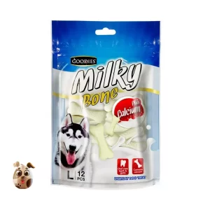 Goodies Dog Food Milky Bone Calcium Plus L 12 pcs