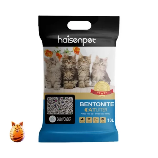 Haisenpet Clumping Cat Litter Baby Powder 10 ltr