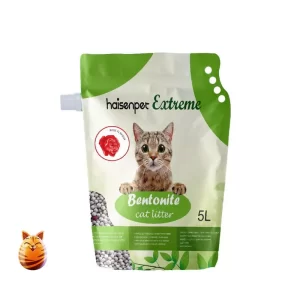 Haisenpet Extreme Bentonite Cat Litter Rose Flavour 5 ltr