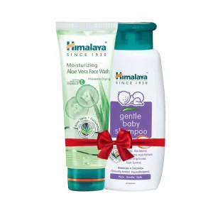 Himalaya Aloe Vera Face Wash 50 ml & Gentle Baby Shampoo 100 ml Combo pack