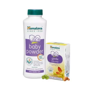 Himalaya Baby Powder 100 gm & Baby Gentle Soap 75 gm Combo