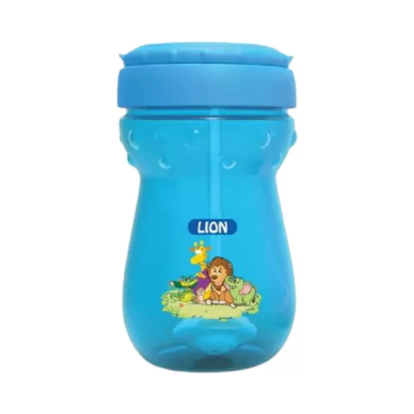 Lion Straw Weight Drinking Cup (Blue) each