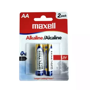 Maxell Alkaline Battery Size: AA2 pcs